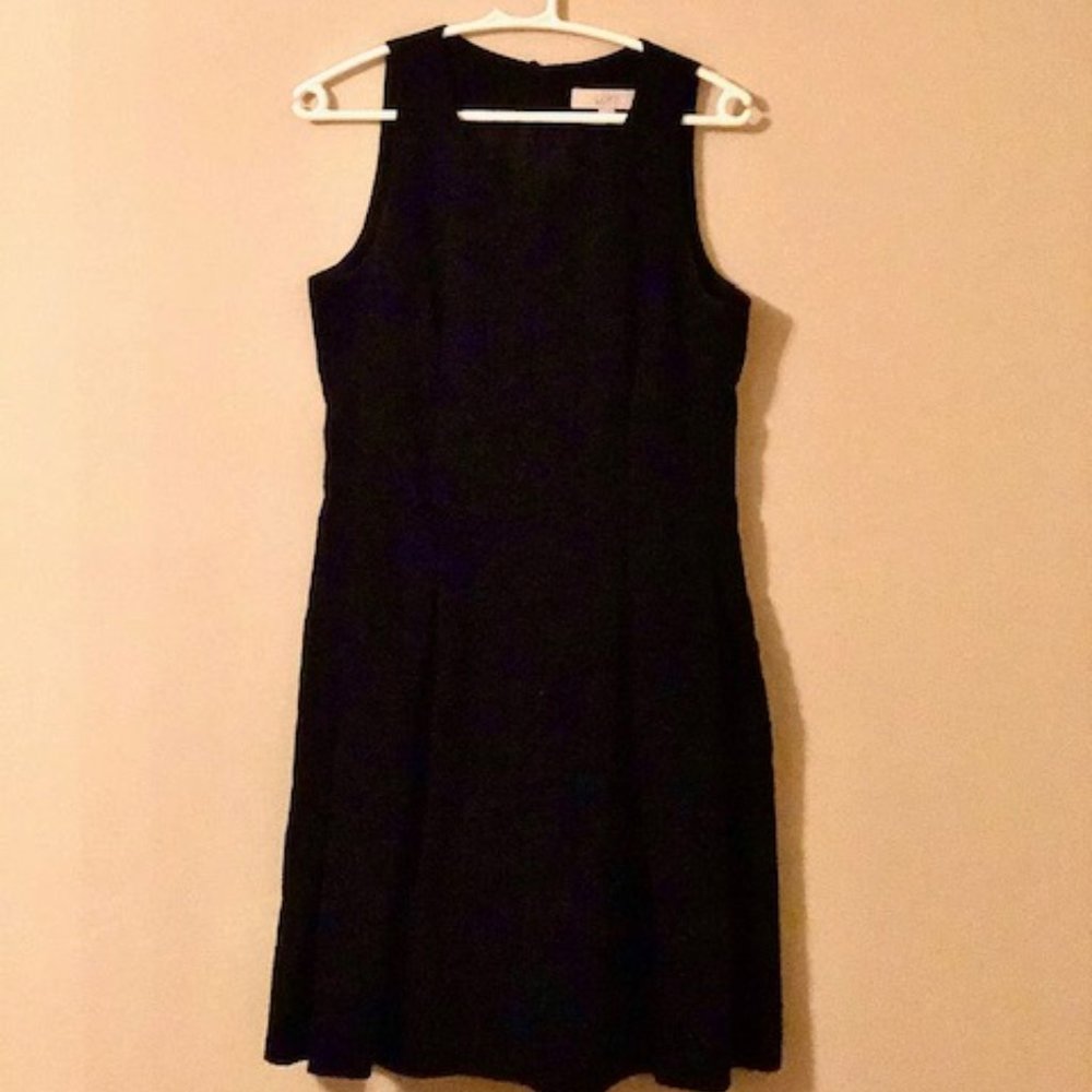 LOFT by Anne Taylor black tank dress - size 6
